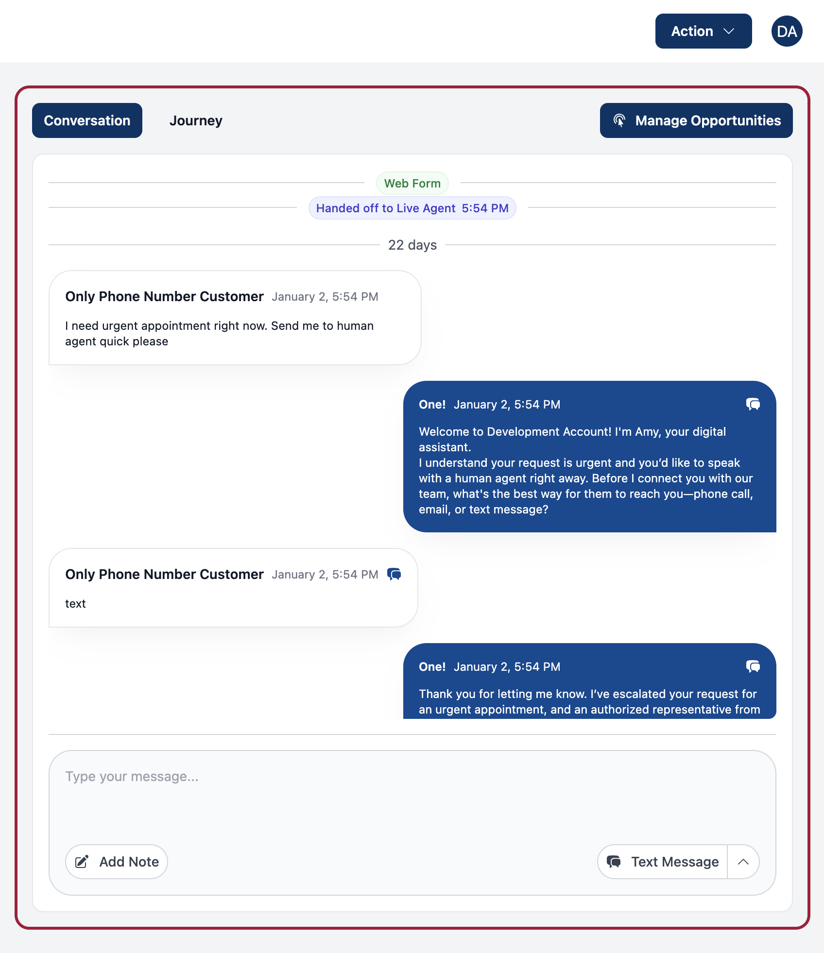 Right panel overview